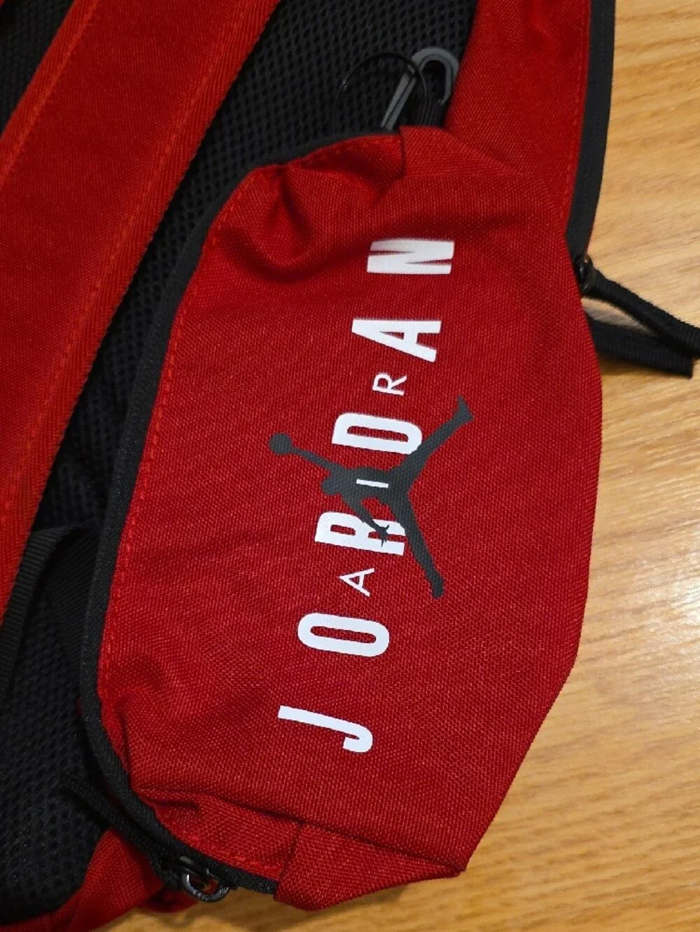 Nike Red AIR Jumpman Backpack with Pencil Case